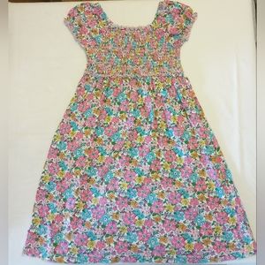 OshKosh B'gosh smocked top, floral dress, girls, size 7